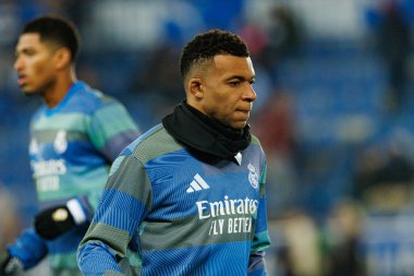 LaLiga EA SPORTS maçı sırasında Mendizorroza 'da Deportivo Alaves ve Real Madrid FC takımları arasında Kylian Mbappe görüldü (Maciej Rogowski / Ball Raw Images)
