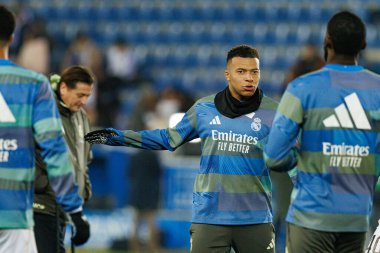 LaLiga EA SPORTS maçı sırasında Mendizorroza 'da Deportivo Alaves ve Real Madrid FC takımları arasında Kylian Mbappe görüldü (Maciej Rogowski / Ball Raw Images)