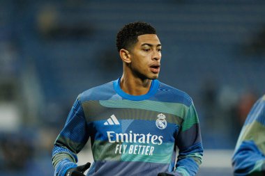 Jude Bellingham, Mendizorroza 'da Deportivo Alaves ve Real Madrid FC takımları arasında oynanan LaLiga EA SPORTS maçı sırasında görüldü (Maciej Rogowski / Ball Raw Images)