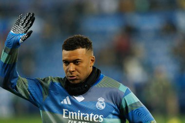 LaLiga EA SPORTS maçı sırasında Mendizorroza 'da Deportivo Alaves ve Real Madrid FC takımları arasında Kylian Mbappe görüldü (Maciej Rogowski / Ball Raw Images)