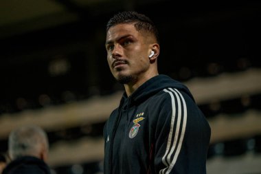 Franjo Ivanoviç, SC Farense ve SL Benfica takımları arasında Estadio Sao Luis 'de (Maciej Rogowski / Ball Raw Images) oynanan Taca de Portugal maçı sırasında görüldü.)
