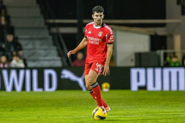 Taca de Portugal maçında Estadio Sao Luis 'te SC Farense ve SL Benfica takımları arasında Tomas Araujo görüldü (Maciej Rogowski / Ball Raw Images)