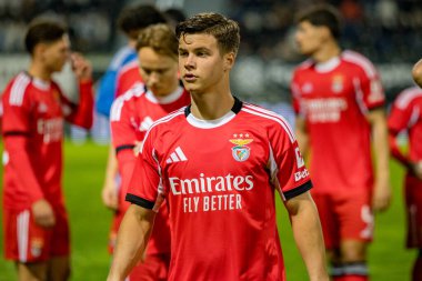 Samuel Dahl, Taca de Portugal maçında Estadio Sao Luis 'de SC Farense ve SL Benfica takımları arasında görüldü (Maciej Rogowski / Ball Raw Images)