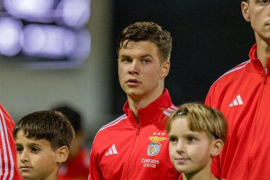 Samuel Dahl, Taca de Portugal maçında Estadio Sao Luis 'de SC Farense ve SL Benfica takımları arasında görüldü (Maciej Rogowski / Ball Raw Images)