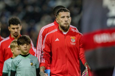 Taca de Portugal maçında Estadio Sao Luis 'de SC Farense ve SL Benfica takımları arasında görülen Nicolas Otamendi (Maciej Rogowski / Ball Raw Images)