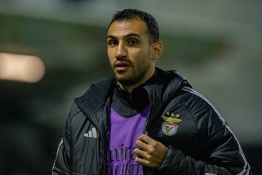 SC Farense ve SL Benfica takımları arasında Estadio Sao Luis 'de (Maciej Rogowski / Ball Raw Images) oynanan Taca de Portugal maçı sırasında görülen Vangelis Pavlidis)