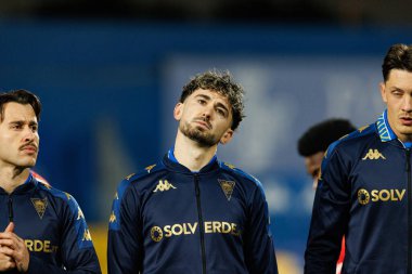 Jordan Holsgrove, Liga Portekiz maçı sırasında Estoril Praia ve SC Braga takımları arasında Estadio Antonio Coimbra da Mota 'da görüldü (Maciej Rogowski / Ball Raw Images)