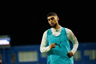 Gabriel Martinez Liga Portekiz maçı sırasında Estoril Praia ve SC Braga takımları arasında Estadio Antonio Coimbra da Mota 'da görüldü (Maciej Rogowski / Ball Raw Images)