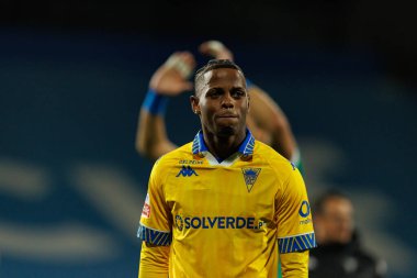 Fabricio Garcia, Liga Portekiz maçı sırasında Estoril Praia ve SC Braga takımları arasında Estadio Antonio Coimbra da Mota 'da görüldü (Maciej Rogowski / Ball Raw Images)