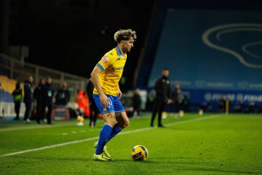 Jordan Holsgrove, Liga Portekiz maçı sırasında Estoril Praia ve SC Braga takımları arasında Estadio Antonio Coimbra da Mota 'da görüldü (Maciej Rogowski / Ball Raw Images)