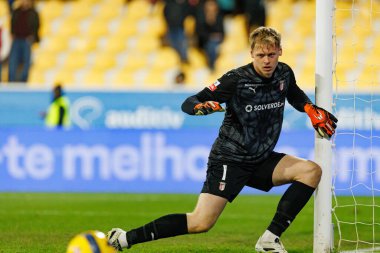 Lukas Hornicek, Liga Portekiz maçı sırasında Estoril Praia ve SC Braga takımları arasında Estadio Antonio Coimbra da Mota 'da görüldü (Maciej Rogowski / Ball Raw Images)