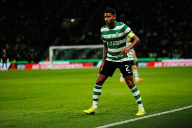 Matheus Reis, Liga Portekiz maçı sırasında Estadio Jose Alvalade 'deki AVS Futebol SAD (Maciej Rogowski / Ball Raw Images) takımları arasında görüldü.)