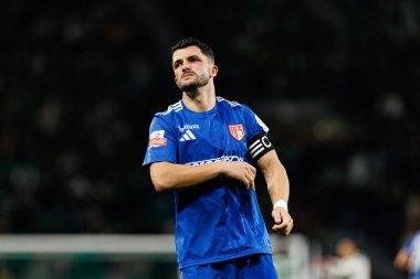 Liga Portekiz maçı sırasında Estadio Jose Alvalade 'de AVS Futebol SAD (Maciej Rogowski / Ball Raw Images) ekipleri arasında Kiki Afonso görüldü.)