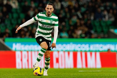 Giorgi Kochorashvili, Liga Portekiz maçı sırasında Estadio Jose Alvalade 'deki AVS Futebol SAD (Maciej Rogowski / Ball Raw Images) takımları arasında görüldü.)