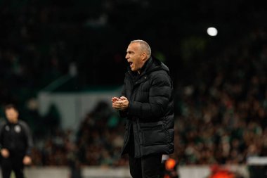 Joao Pedro Sousa, Liga Portekiz maçı sırasında Estadio Jose Alvalade 'deki AVS Futebol SAD (Maciej Rogowski / Ball Raw Images) takımları arasında görüldü.)