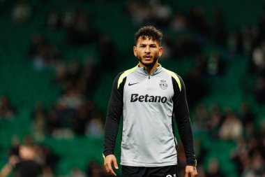 Luis Suarez, Liga Portekiz maçı sırasında Estadio Jose Alvalade 'deki AVS Futebol SAD (Maciej Rogowski / Ball Raw Images) takımları arasında görüldü.)