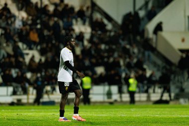 Assane Ndiaye Dione, SC Farense ve SL Benfica takımları arasında Estadio Sao Luis (Maciej Rogowski / Ball Raw Images) maçında görüldü.)