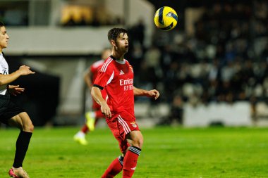 Samuel Dahl, Taca de Portugal maçında Estadio Sao Luis 'de SC Farense ve SL Benfica takımları arasında görüldü (Maciej Rogowski / Ball Raw Images)