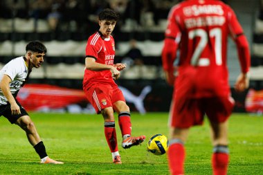 Taca de Portugal maçında Estadio Sao Luis 'de SC Farense ve SL Benfica takımları arasında Manu Silva görüldü (Maciej Rogowski / Ball Raw Images)