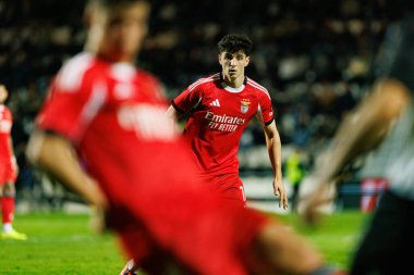 Taca de Portugal maçında Estadio Sao Luis 'de SC Farense ve SL Benfica takımları arasında Manu Silva görüldü (Maciej Rogowski / Ball Raw Images)