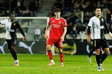 Taca de Portugal maçında Estadio Sao Luis 'de SC Farense ve SL Benfica takımları arasında Manu Silva görüldü (Maciej Rogowski / Ball Raw Images)