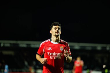 Taca de Portugal maçında Estadio Sao Luis 'te SC Farense ve SL Benfica takımları arasında Tomas Araujo görüldü (Maciej Rogowski / Ball Raw Images)