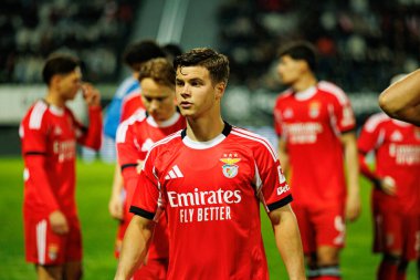 Samuel Dahl, Taca de Portugal maçında Estadio Sao Luis 'de SC Farense ve SL Benfica takımları arasında görüldü (Maciej Rogowski / Ball Raw Images)