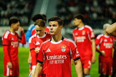 Samuel Dahl, Taca de Portugal maçında Estadio Sao Luis 'de SC Farense ve SL Benfica takımları arasında görüldü (Maciej Rogowski / Ball Raw Images)