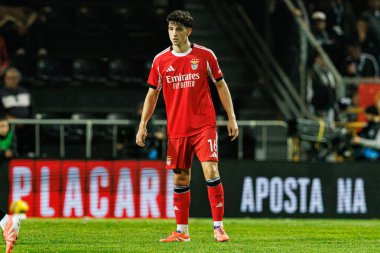 Taca de Portugal maçında Estadio Sao Luis 'de SC Farense ve SL Benfica takımları arasında Manu Silva görüldü (Maciej Rogowski / Ball Raw Images)