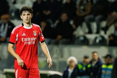 Taca de Portugal maçında Estadio Sao Luis 'de SC Farense ve SL Benfica takımları arasında Manu Silva görüldü (Maciej Rogowski / Ball Raw Images)
