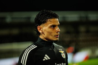 Richard Rios, Taca de Portugal maçında Estadio Sao Luis 'de SC Farense ve SL Benfica takımları arasında görüldü (Maciej Rogowski / Ball Raw Images)