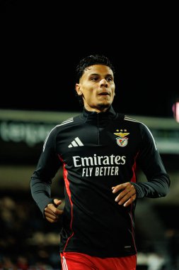 Richard Rios, Taca de Portugal maçında Estadio Sao Luis 'de SC Farense ve SL Benfica takımları arasında görüldü (Maciej Rogowski / Ball Raw Images)