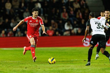 Taca de Portugal maçında Estadio Sao Luis 'te SC Farense ve SL Benfica takımları arasında Tomas Araujo görüldü (Maciej Rogowski / Ball Raw Images)