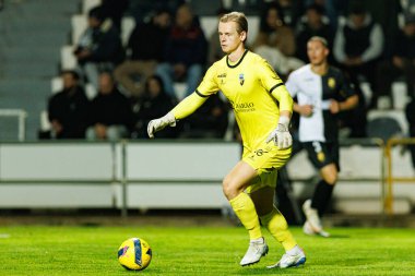Jakob Tannander, SC Farense ve SL Benfica takımları arasında Estadio Sao Luis (Maciej Rogowski / Ball Raw Images) maçında görüldü.)