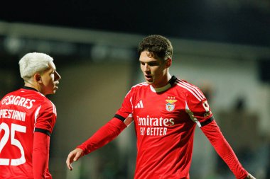 Georgiy Sudakov, SC Farense ve SL Benfica takımları arasında Estadio Sao Luis (Maciej Rogowski / Ball Raw Images) maçında görüldü.)