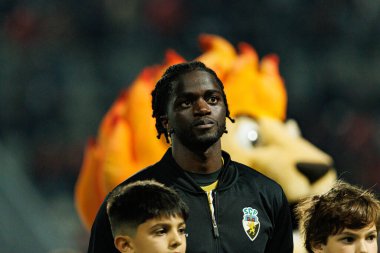 Assane Ndiaye Dione, SC Farense ve SL Benfica takımları arasında Estadio Sao Luis (Maciej Rogowski / Ball Raw Images) maçında görüldü.)