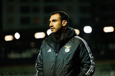 SC Farense ve SL Benfica takımları arasında Estadio Sao Luis 'de (Maciej Rogowski / Ball Raw Images) oynanan Taca de Portugal maçı sırasında görülen Vangelis Pavlidis)