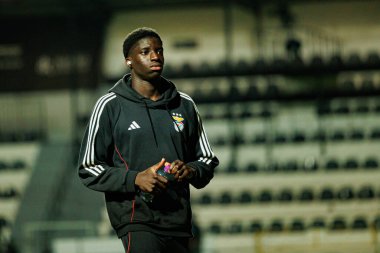 Daniel Banjaqui, Taca de Portugal maçında Estadio Sao Luis 'de SC Farense ve SL Benfica takımları arasında görüldü (Maciej Rogowski / Ball Raw Images)