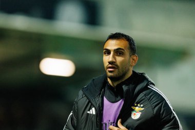 SC Farense ve SL Benfica takımları arasında Estadio Sao Luis 'de (Maciej Rogowski / Ball Raw Images) oynanan Taca de Portugal maçı sırasında görülen Vangelis Pavlidis)