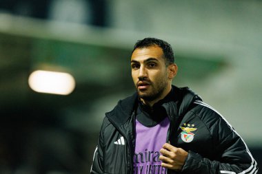 SC Farense ve SL Benfica takımları arasında Estadio Sao Luis 'de (Maciej Rogowski / Ball Raw Images) oynanan Taca de Portugal maçı sırasında görülen Vangelis Pavlidis)