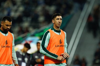 Diego Dorregaray, Taca de Portugal maçında Estadio Sao Luis 'de SC Farense ve SL Benfica takımları arasında görüldü (Maciej Rogowski / Ball Raw Images)