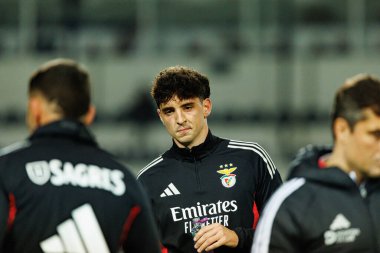 Taca de Portugal maçında Estadio Sao Luis 'de SC Farense ve SL Benfica takımları arasında Manu Silva görüldü (Maciej Rogowski / Ball Raw Images)