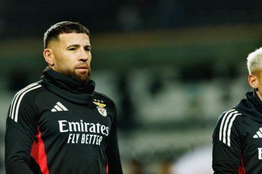 Taca de Portugal maçında Estadio Sao Luis 'de SC Farense ve SL Benfica takımları arasında görülen Nicolas Otamendi (Maciej Rogowski / Ball Raw Images)