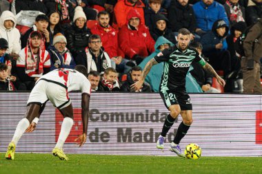 Aitor Ruibal, Rayo Vallecano ve Real Betis Balompie (Maciej Rogowski / Ball Raw Images) takımları arasında LaLiga EA SPORTS maçı sırasında görüldü)