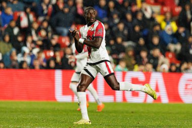 Nobel Mendy LaLiga EA SPORTS maçı sırasında Rayo Vallecano ve Real Betis Balompie (Maciej Rogowski / Ball Raw Images) takımları arasında görüldü)