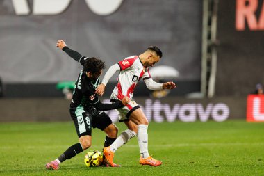 Pablo Fornals ve Alvaro Garcia, LaLiga EA SPORTS maçında Rayo Vallecano ve Real Betis Balompie (Maciej Rogowski / Ball Raw Images) takımları arasında görüldü.)