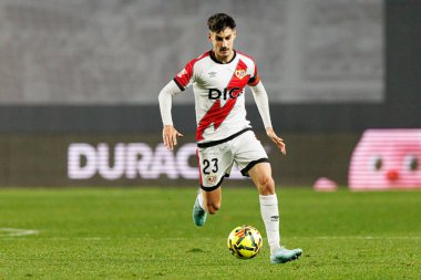 Oscar Valentin, Rayo Vallecano ve Real Betis Balompie (Maciej Rogowski / Ball Raw Images) takımları arasında oynanan LaLiga EA SPORTS maçı sırasında görüldü)
