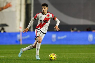 Oscar Valentin, Rayo Vallecano ve Real Betis Balompie (Maciej Rogowski / Ball Raw Images) takımları arasında oynanan LaLiga EA SPORTS maçı sırasında görüldü)