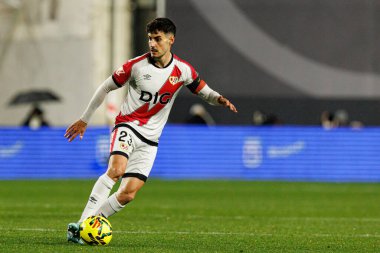 Oscar Valentin, Rayo Vallecano ve Real Betis Balompie (Maciej Rogowski / Ball Raw Images) takımları arasında oynanan LaLiga EA SPORTS maçı sırasında görüldü)