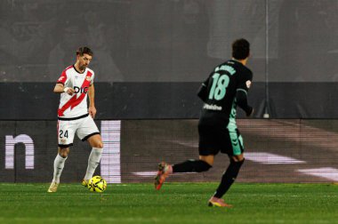 Florian Lejeune, Rayo Vallecano ve Real Betis Balompie (Maciej Rogowski / Ball Raw Images) takımları arasında oynanan maçta görüldü.)